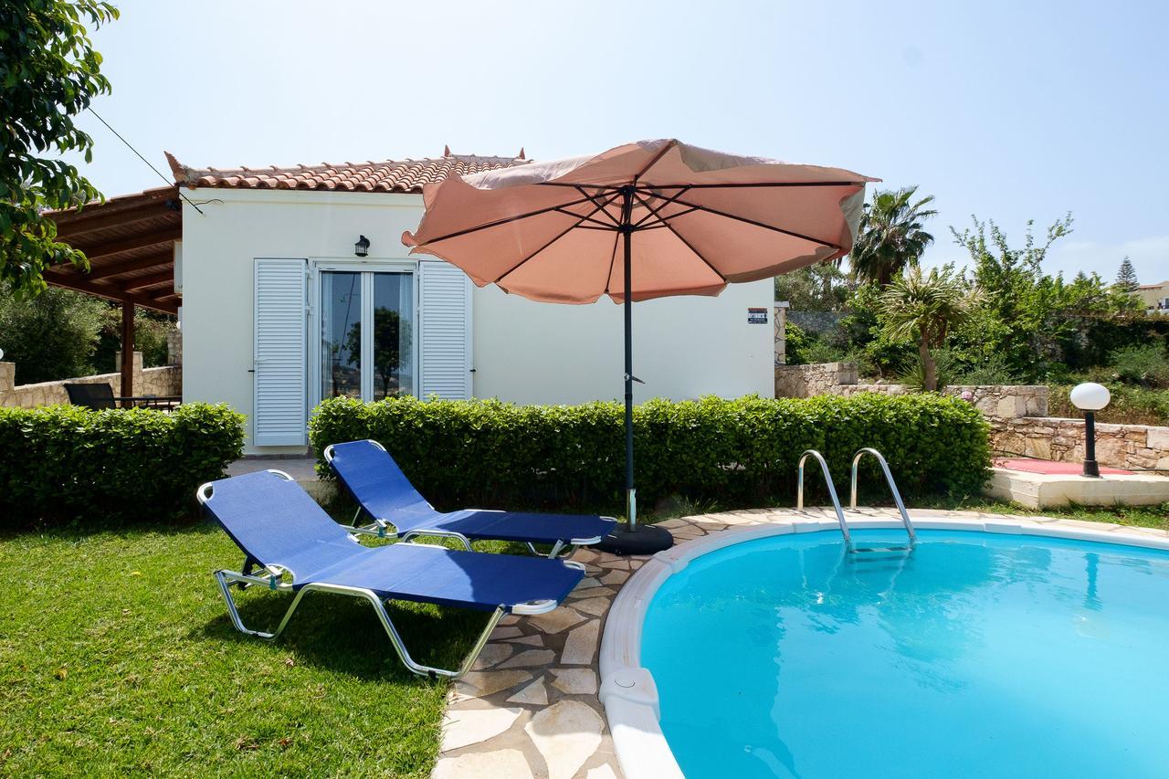 Chill And Relax In A Home With Pool Near The Beach Almirida Exterior foto